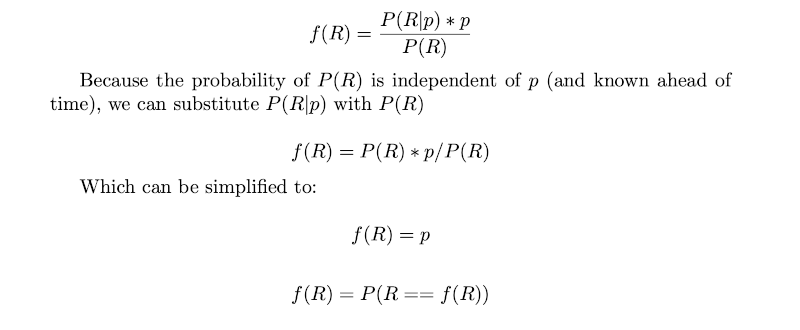Proof that the problem is not bayesian